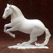 Recoloso Sculpture of Andalusian horse turning to the left.