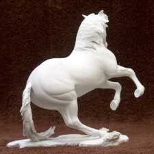 Recoloso Sculpture of Andalusian horse turning to the left.