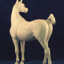Yasamine Sculpture of Arabian horse.