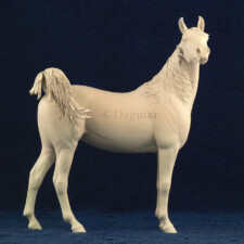 Yasamine Sculpture of Arabian horse.