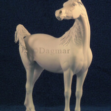Yasamine Sculpture of Arabian horse.