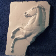 High-Relief Sculpture no. 2 High relief sculpture of rearing horse.