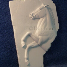 High-Relief Sculpture no. 2 High relief sculpture of rearing horse.