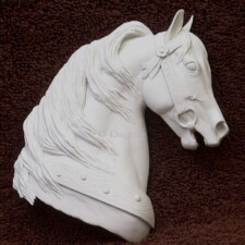 High-Relief Carousel Horse High relief sculpture of carousel horse head.